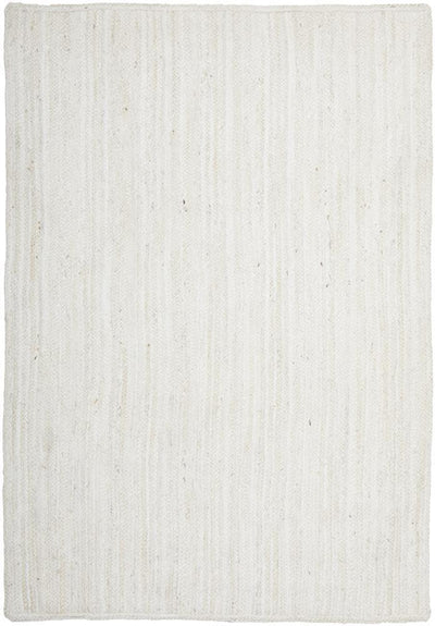Bondi Woven Floor Rug White Rectangle