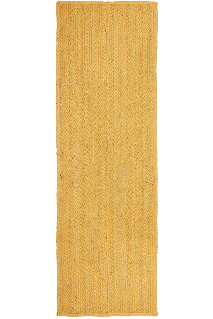Bondi Woven Floor Rug Yellow Runner