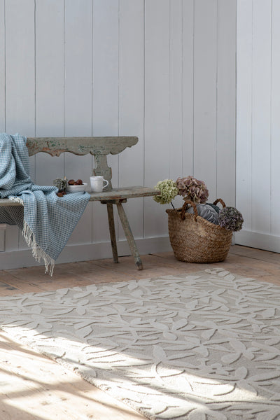 Laura Ashley Cleavers Rug Natural Rectangle