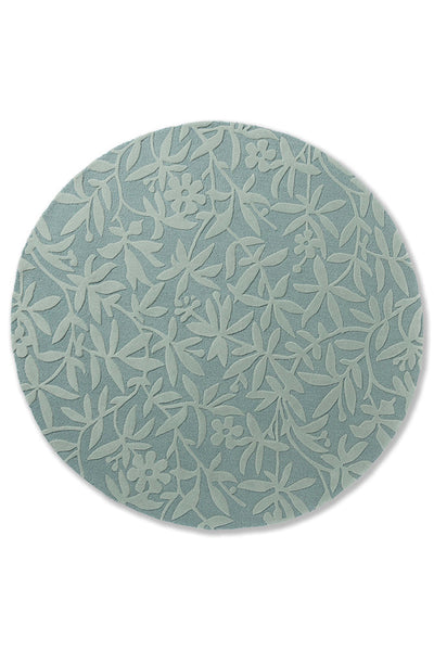 Laura Ashley Cleavers Rug Duck Egg Round