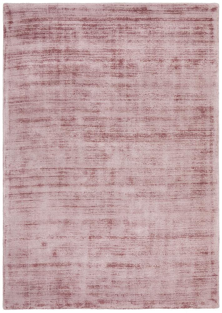 LuxeLine Viscose Hand-Loomed Rug Blush Rectangle