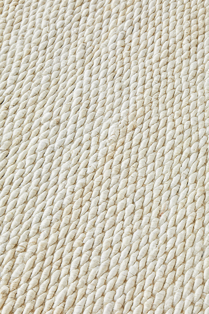 Hive Floor Rug White Rectangle