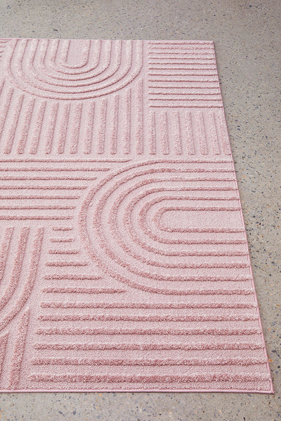 Marigold Dior Floor Rug Pink Rectangle