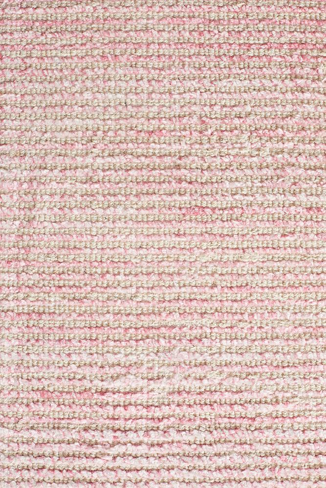 Allure Cotton Rayon Floor Rug Rose Rectangle