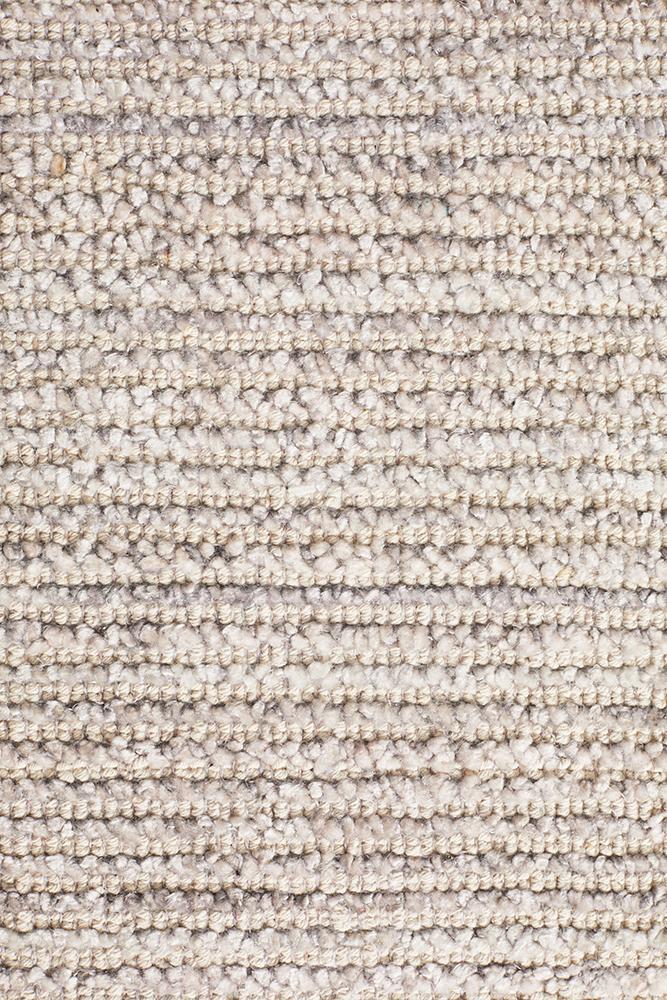 Allure Cotton Rayon Floor Rug Stone Rectangle