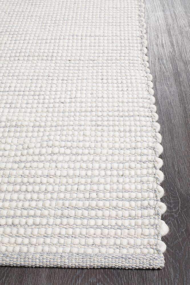 Loft Woven Floor Rug Grey Rectangle