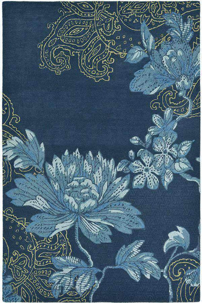 Wedgwood Fabled Floral Navy 37508 Rug Rectangle